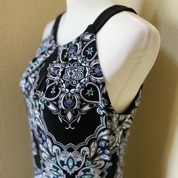 NWT WHBM Floral Print Midi Dress - Picture 3 of 8